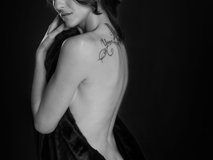 seance boudoir au studio, le puy en velay