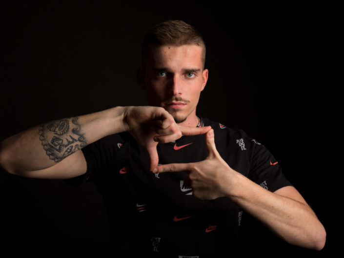 portrait homme studio