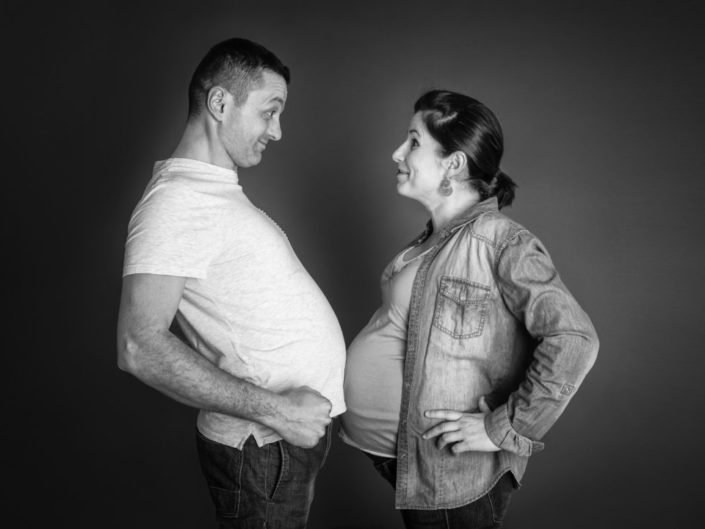 séance grossesse photo couple au puy en velay